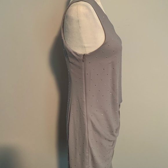 Express Woman’s One Shoulder Strap Silver Dress - Picture 5 of 8